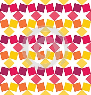 Vector modern seamless colorful geometry square pattern, color abstract