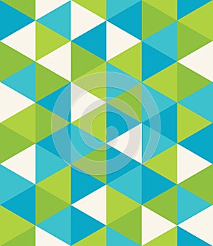 Vector modern seamless colorful geometry triangle pattern, color abstract