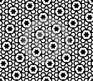 Vector modern seamless geometry pattern cells