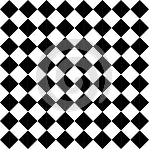 Vector modern seamless geometry pattern checkered, black and white abstract