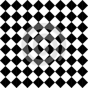 Vector modern seamless geometry pattern checkered, black and white abstract photo