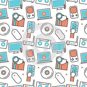 Vector modern seamless pattern texture background