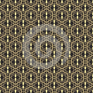 Abstract art deco tiles pattern02