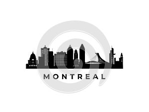 Vector Montreal skyline.