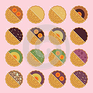 Vector mooncake in different flavour