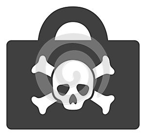 Vector Mortal Case Flat Icon Symbol