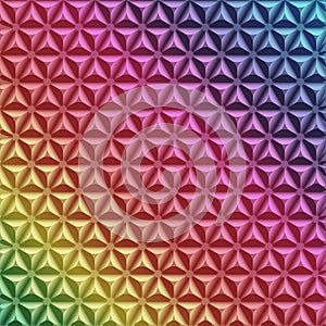 Vector mosaic rainbow background