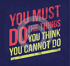 Vector motivational poster