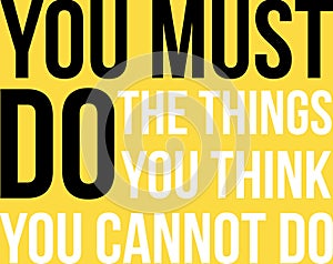 Vector motivational poster