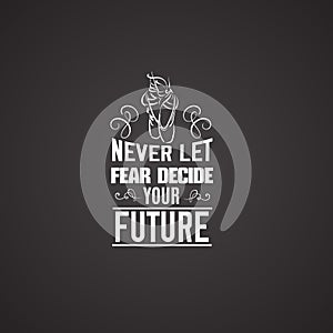 Vector motivational typographical background