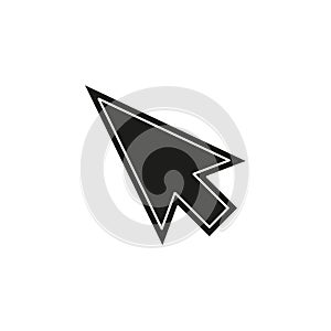 Vector mouse cursor symbol - arrow click pointer