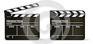 VECTOR movie clapper board