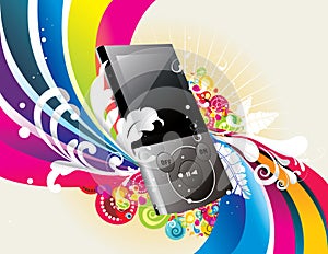 Vector mp3 player