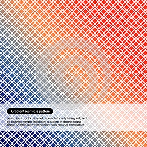 Vector multicolor seamless pattern