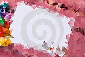 vector abstract background of triangles