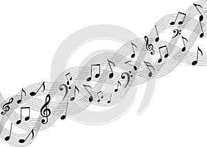 Vector music element