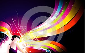 Vector music illustration