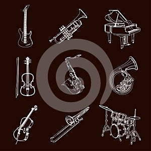 Vector Music Instruments