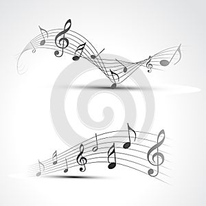 Vector music note
