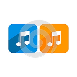 Vector music note icon 8