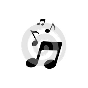 Vector music note icon 5 photo