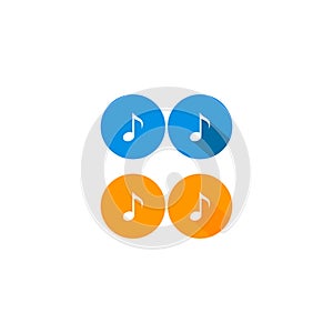 Vector music note icon 7