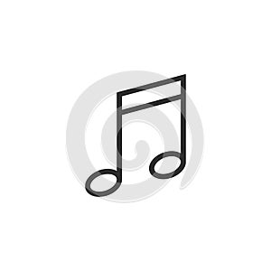 Vector music note icon 3