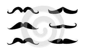 Vector mustache set
