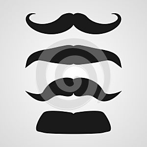 Vector mustache set