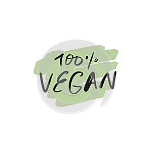 Vector natural green organic product logo, tag and label