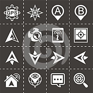 Vector Navigation icon set