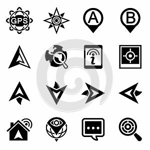 Vector Navigation icon set