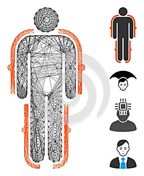 Network Exoskeleton Vector Mesh
