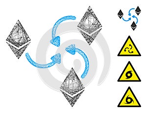 Network Ethereum Mixer Swirl Vector Mesh photo