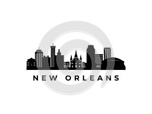 Vector New Orleans skyline.