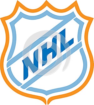 Vector NHL Logo design on white photo