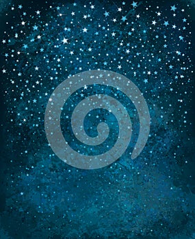Vector night starry sky.