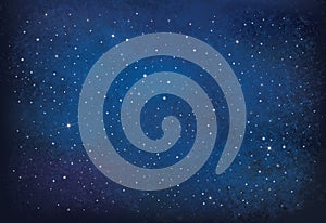 Vector night starry sky.
