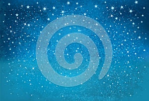 Vector night starry sky background.