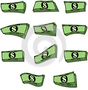 Vector notes money in different forms