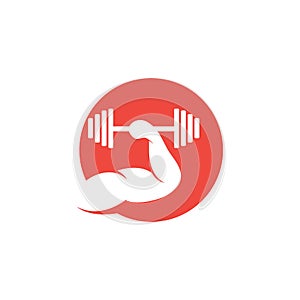 Vector object and Icons for Sport Label, Gym Badge, Fitness Logo Design.