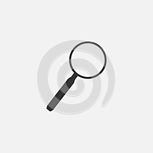 Vector object of magnifier web line isolated icon