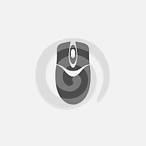 Vector object of pc mouse web line isolated icon