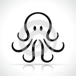 Vector octopus icon design