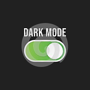 Vector On Off Switch. Dark and Light Mode Switcher for Phone Screens. Toggle Element for Mobile App, Web Design
