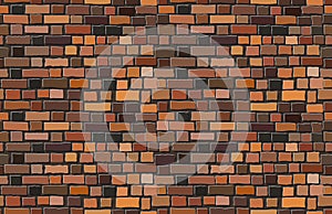 Vector old brick wall background