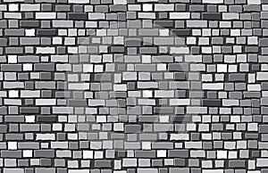 Vector old brick wall background