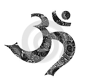 Vector omkara symbol