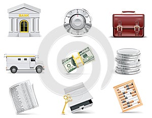 Vector online banking icon set. Part 3