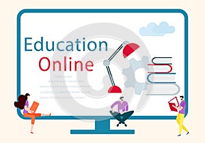 Vector Online education, distance studying people